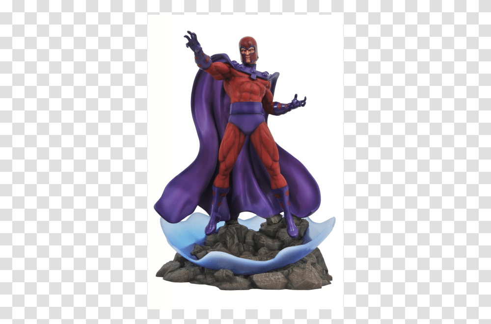 Marvel Premier Collection Magneto Statue, Toy, Figurine, Person, Sweets Transparent Png