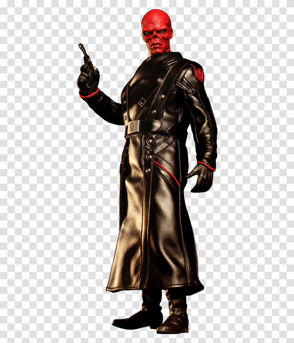 Marvel Red Skull Sixth Scale Figure, Apparel, Jacket, Coat Transparent Png