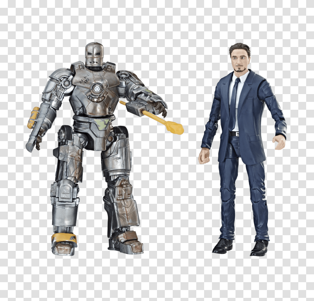 Marvel Studios The First Ten Years Iron Man Tony Stark And Mark, Person, Human, Robot, Toy Transparent Png