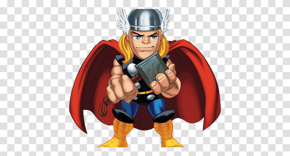 Marvel Super Hero Squad Thor, Person, Human, Helmet Transparent Png