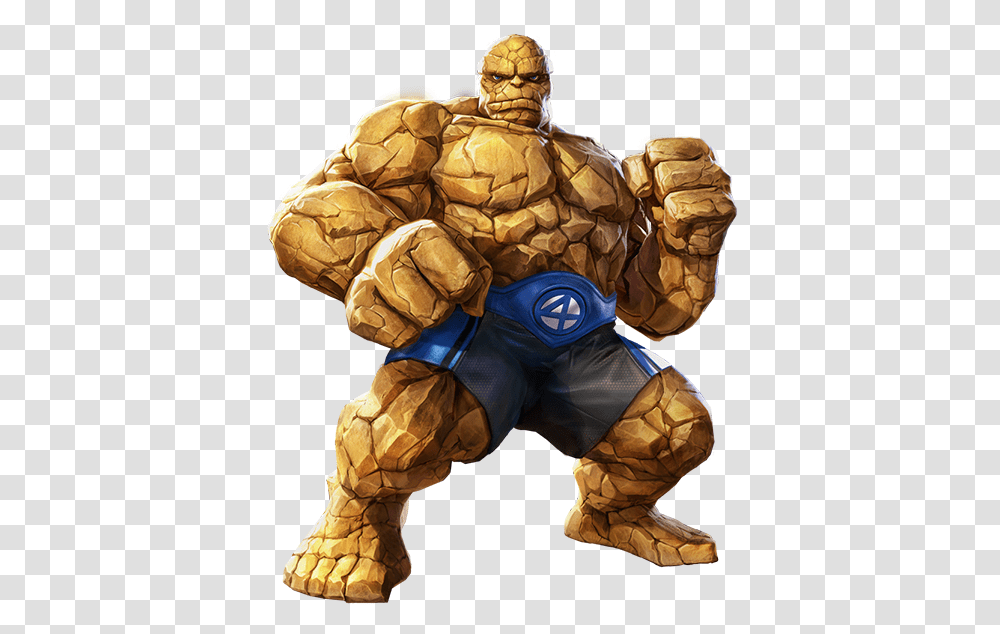 Marvel Super War The Thing, Person, Human, Hand, Statue Transparent Png