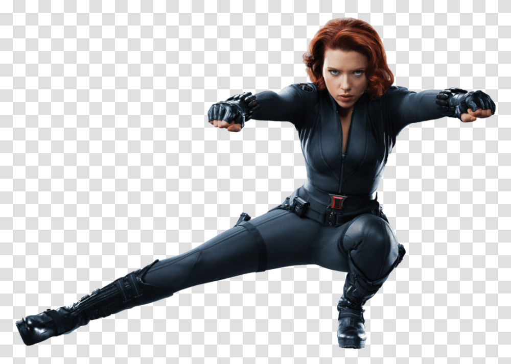 Marvel Superheroes Black Widow, Person, Female, Ninja, Sport Transparent Png