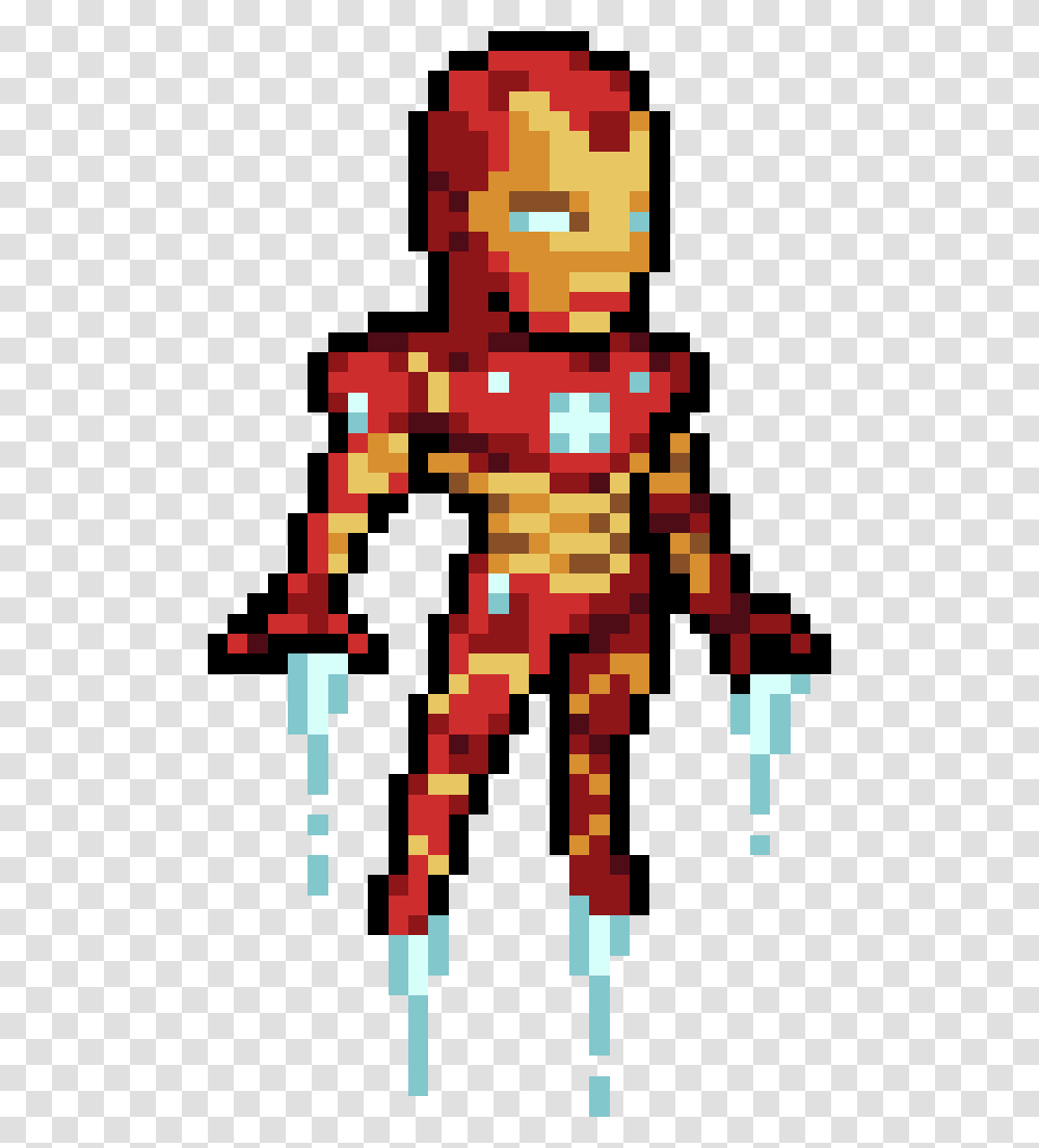 Marvel Superheroes Iron Man Pixel, Rug Transparent Png