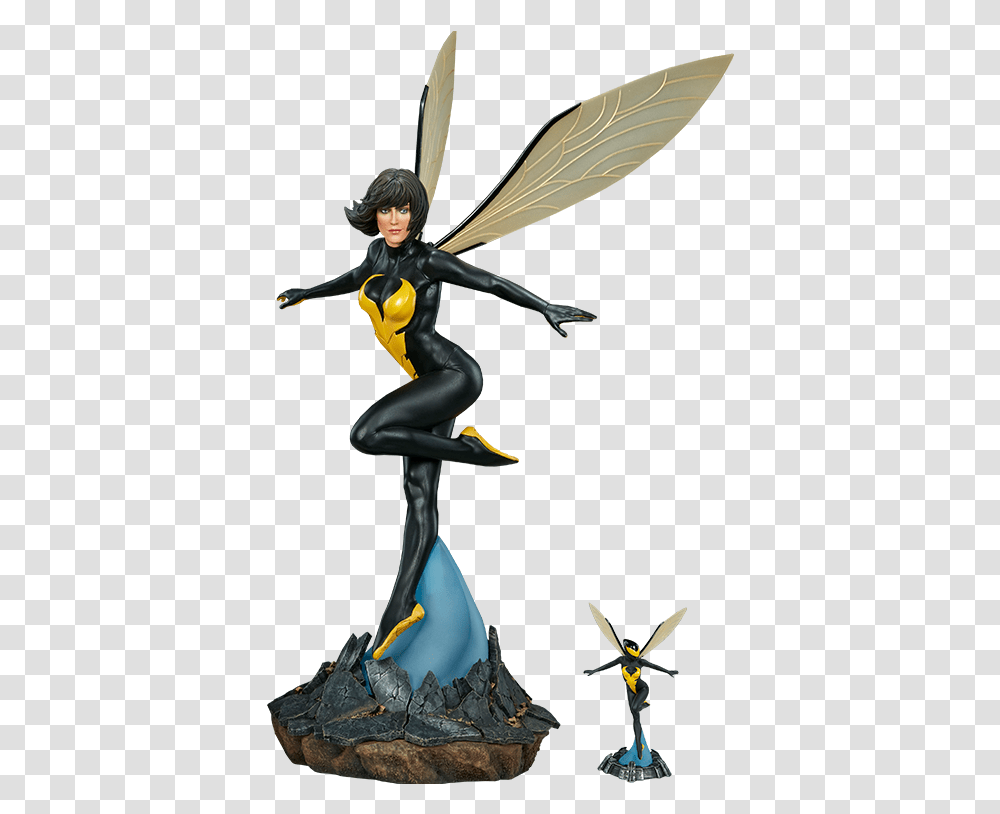 Marvel The Wasp Statue, Person, Animal, Bee, Insect Transparent Png
