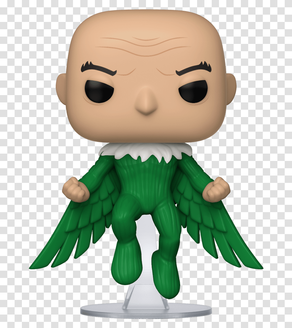 Marvel Thevulture Pop Glam Web Funko Pop 80 Marvel, Toy, Elf, Doll, Green Transparent Png