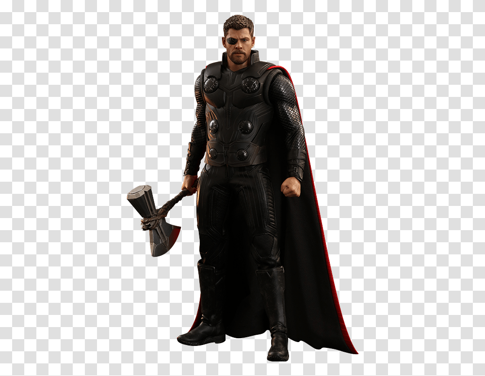 Marvel Thor Sixth Scale Figure, Person, Coat, Suit Transparent Png
