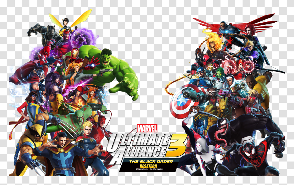 Marvel Ultimate Alliance 3 The Black Order Transparent Png