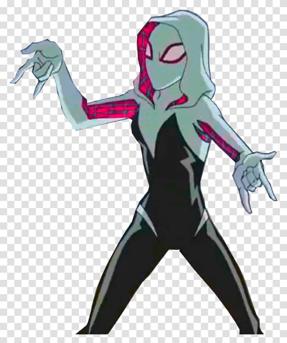 Marvel Ultimate Spider Man Spider Gwen, Person, Hand, Ninja, Alien Transparent Png