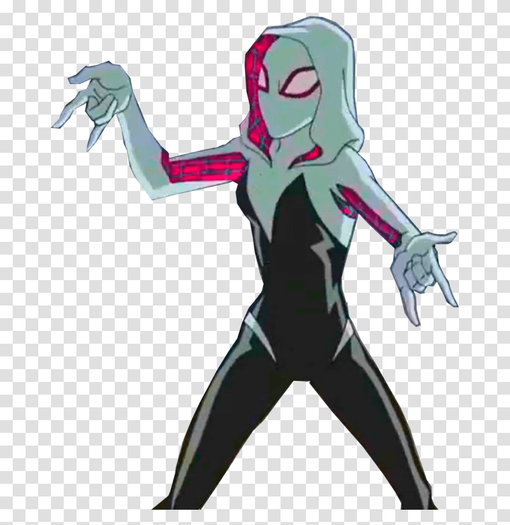 Marvel Ultimate Spider Man Spider Gwen, Person, Human, Hand, Alien Transparent Png