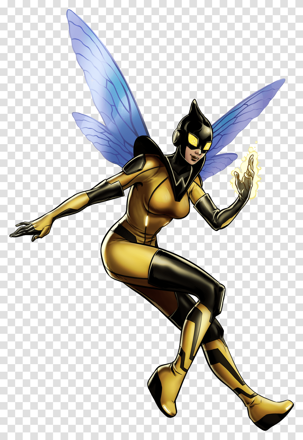 Marvel Vector Wasp Huge Freebie Download For Powerpoint Marvel Cartoon Wasp, Bee, Insect, Invertebrate, Animal Transparent Png
