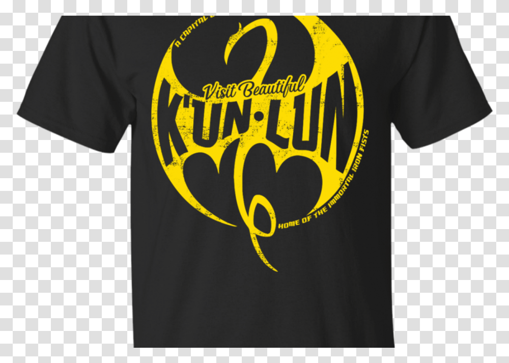 Marvel Visit Beautiful Kunlun Yellow Version Iron Fist Active Shirt, Apparel, T-Shirt, Sleeve Transparent Png