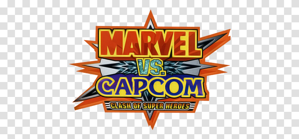 Marvel Vs Capcom 2 Logo Marvel Vs Capcom, Pac Man, Arcade Game Machine, Legend Of Zelda, Lighting Transparent Png