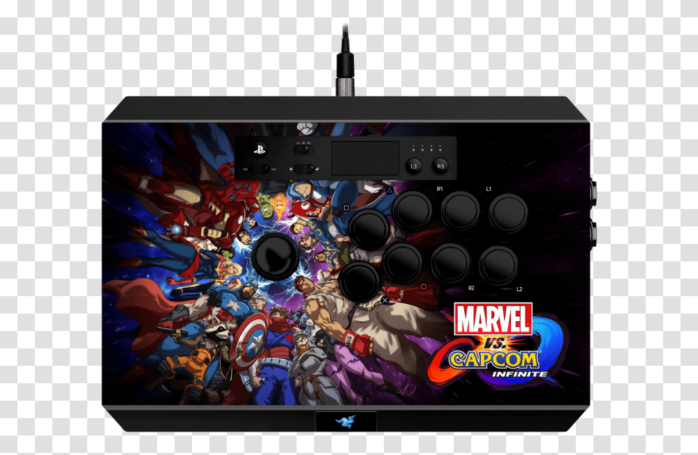Marvel Vs Capcom Infinite Arcade Stick, Video Gaming, Person, Human, Electronics Transparent Png