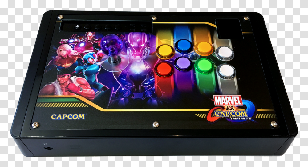 Marvel Vs Capcom Infinite Logo, Wristwatch, Arcade Game Machine, Person, Human Transparent Png