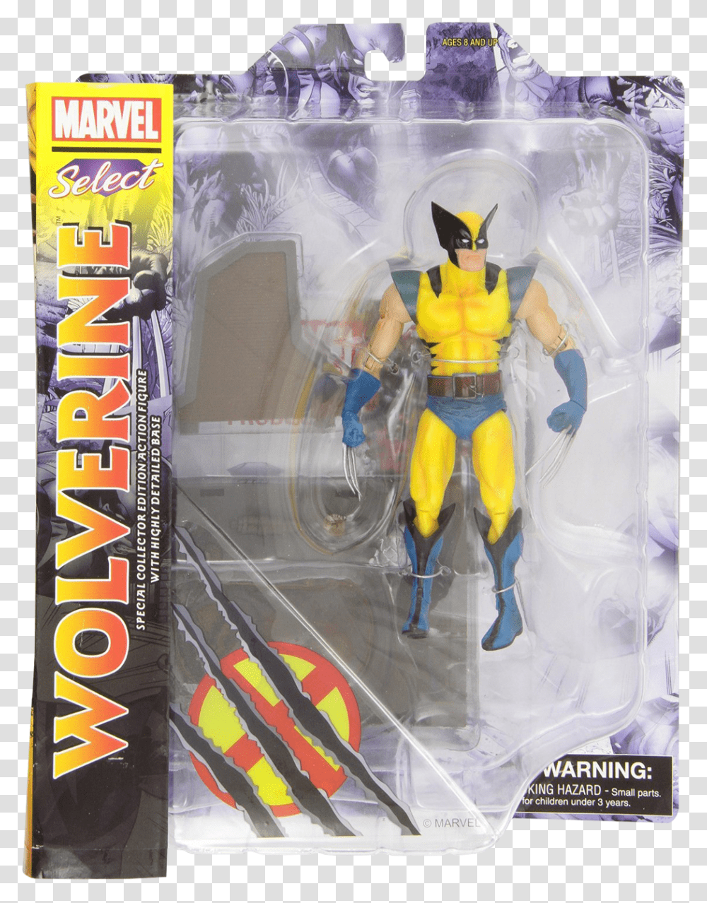 Marvel Wolverine Action Figures, Figurine, Person, Human, Toy Transparent Png