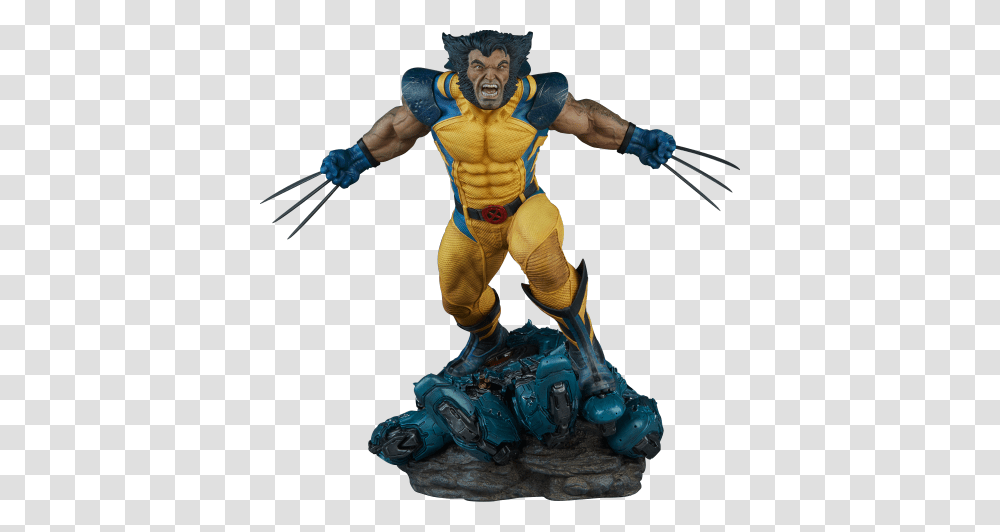 Marvel Wolverine Premium Format, Figurine, Toy, Person, Costume Transparent Png