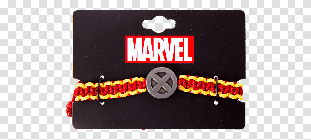 Marvel Xmen Logo Cord Bracelet Marvel, Symbol, Text, Birthday Cake, Food Transparent Png