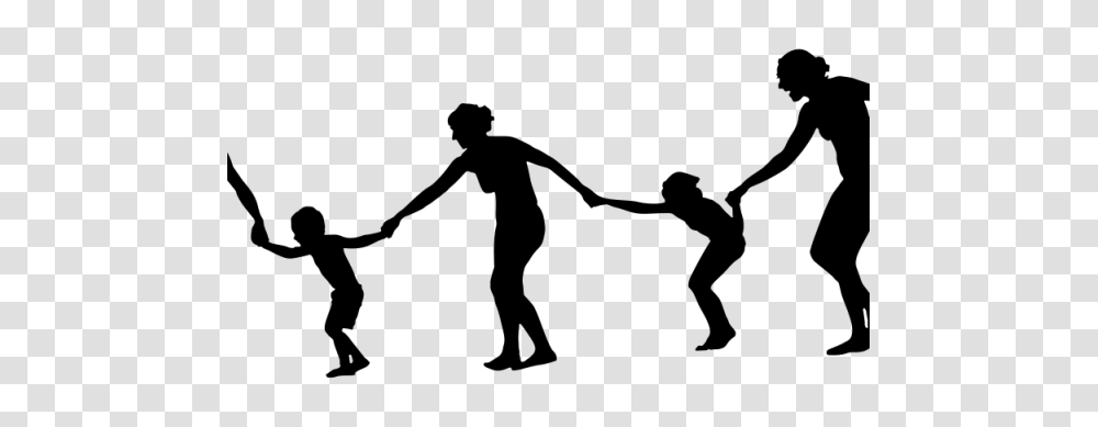 Marvellous Design Silhouette Of A Family Holding Hands Is, Gray, World Of Warcraft Transparent Png