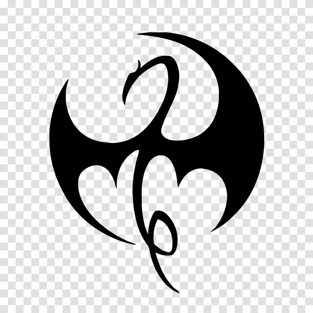 Marvels Iron Fist Logo Vector, Gray, World Of Warcraft Transparent Png