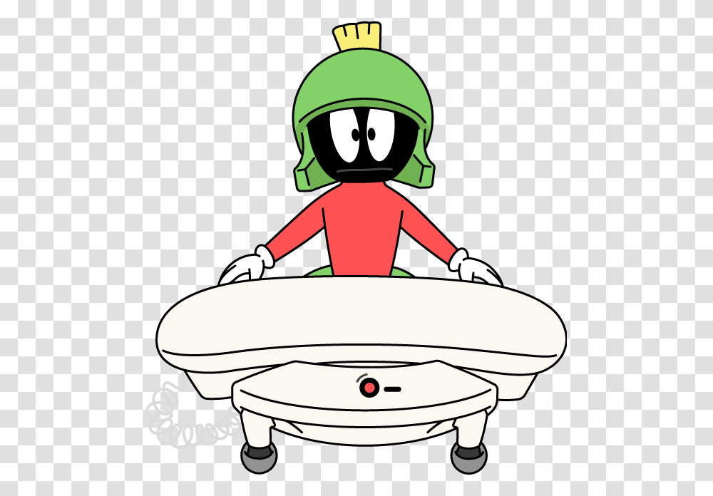 Marvin The Martian Novelty Phone Cartoon, Meal, Food, Helmet, Dish Transparent Png