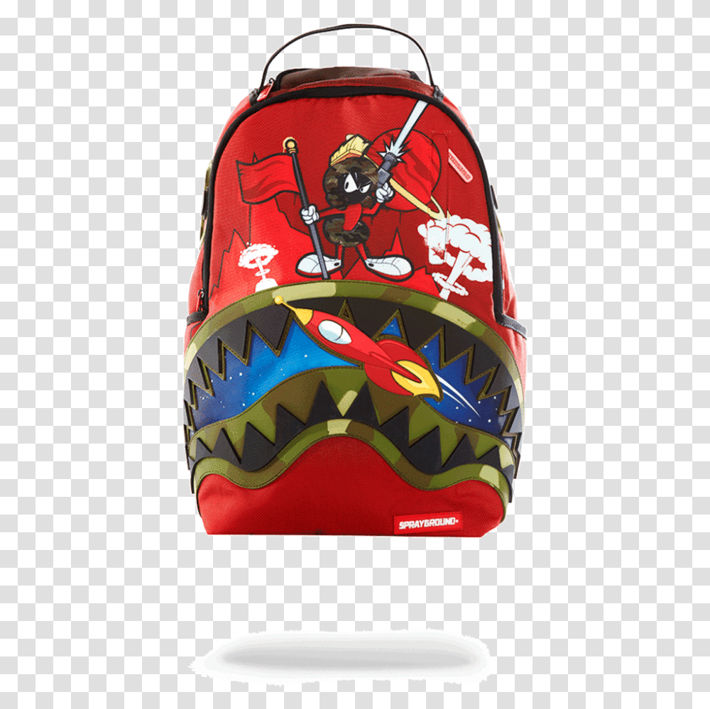 Marvin The Martian Sprayground Backpack, Cushion, Inflatable, Pillow Transparent Png
