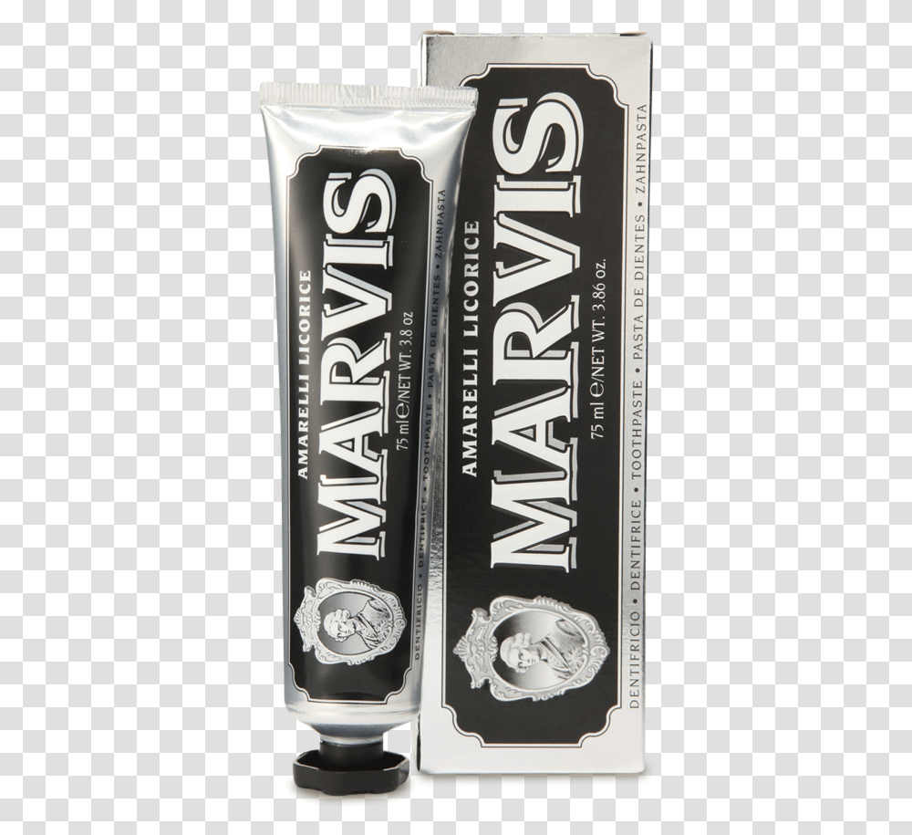 Marvis Amarelli Licorice Toothpaste 0 Toothpaste Marvis, Book, Team Sport, Sports, Cosmetics Transparent Png