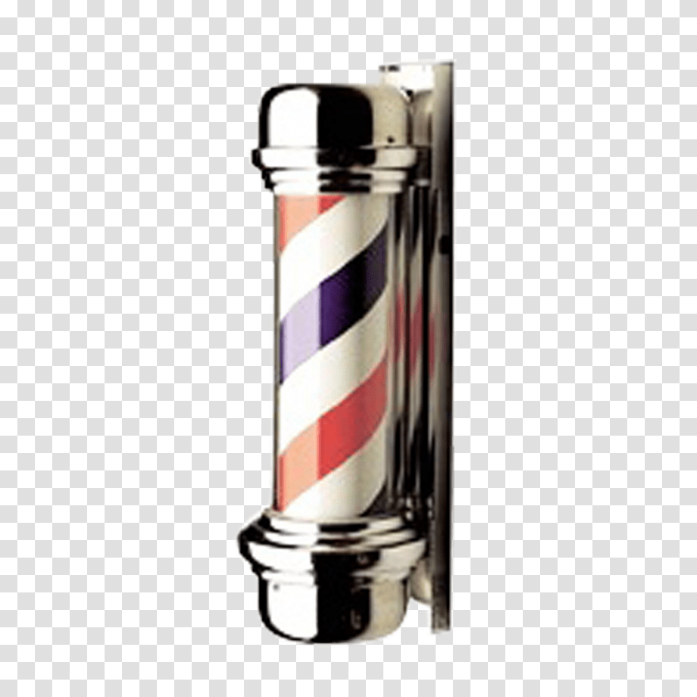 Marvy Barber Pole, Bottle, Shaker, Lighter, Cylinder Transparent Png
