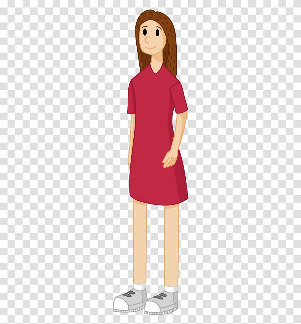 Mary Day Dress, Person, Female, Skirt Transparent Png