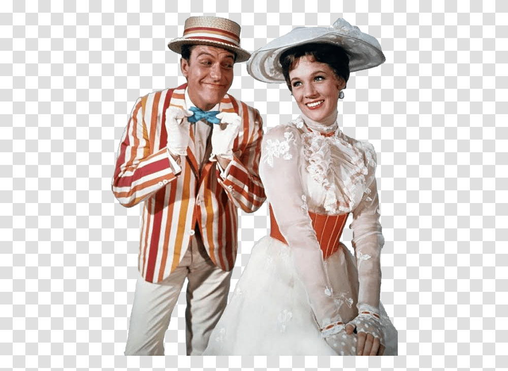 Mary Dick Van Dyke Mary Poppins, Person, Costume, Sleeve Transparent Png