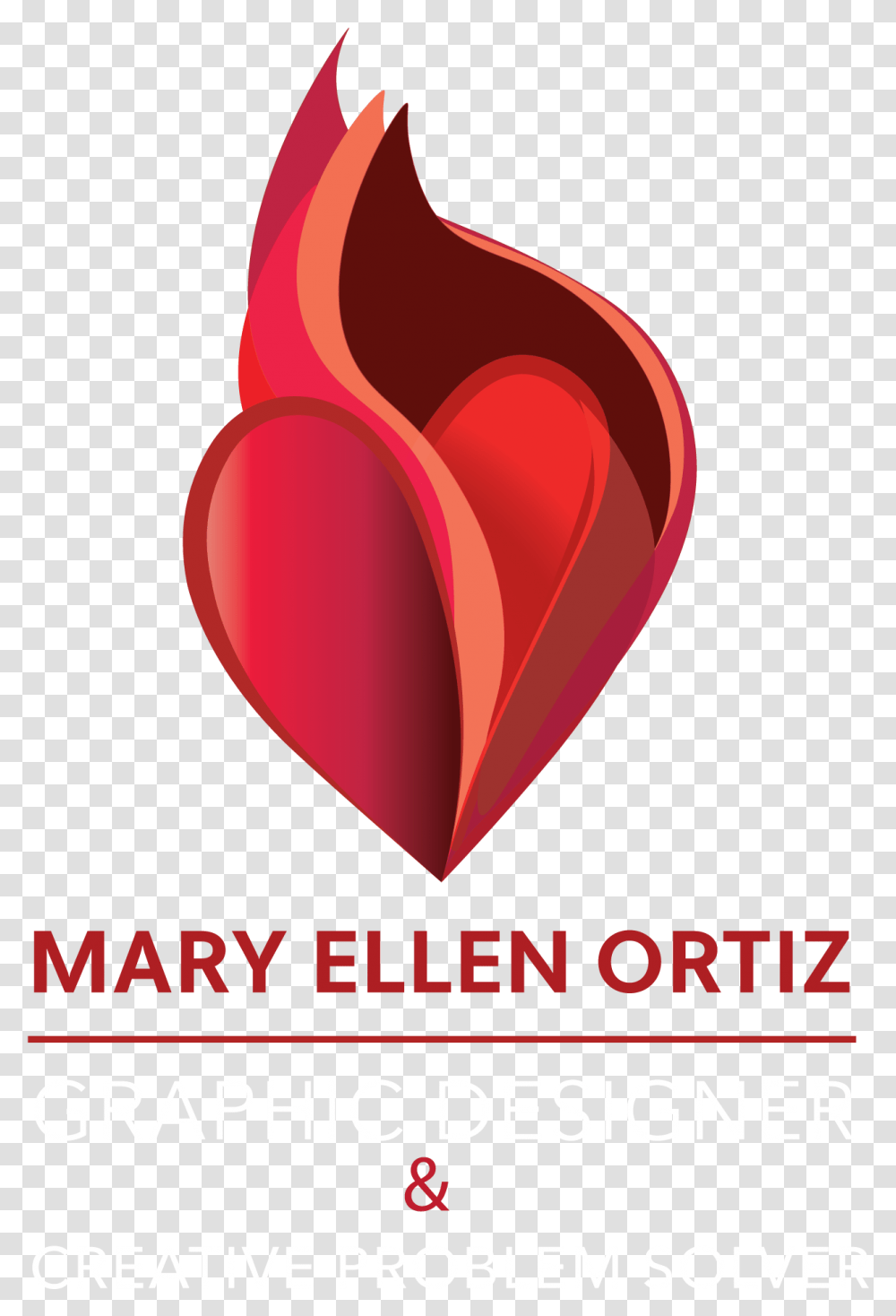 Mary Ellen Ortiz Heart, Poster, Advertisement, Flower, Plant Transparent Png