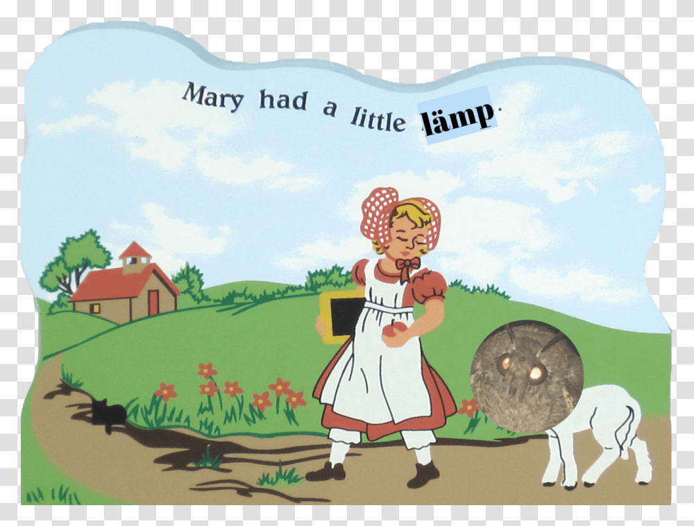 Mary From Mary Had A Little Lamb, Person, Plant, Poster Transparent Png