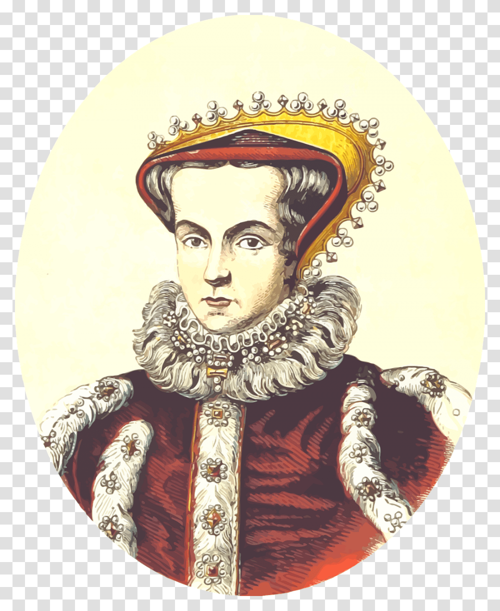 Mary I Of England Clip Art, Person, Human, Painting, Logo Transparent Png