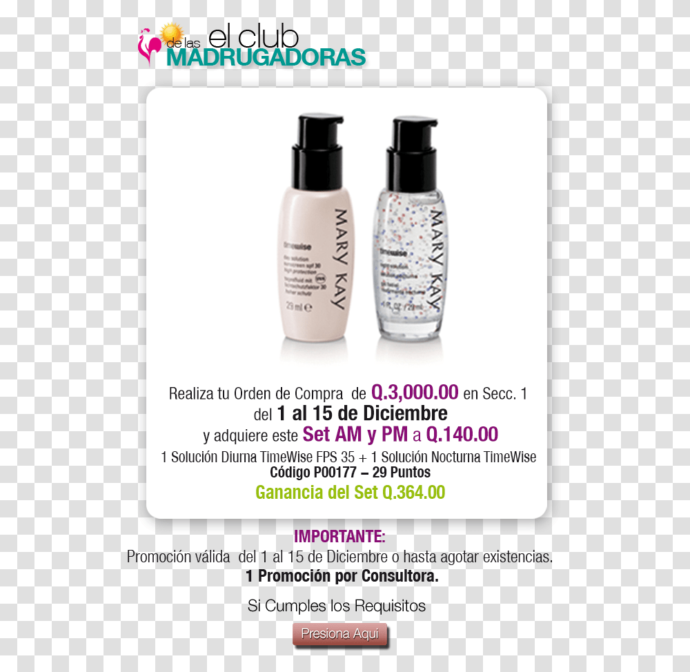Mary Kay Miracle Set, Shaker, Bottle, Label Transparent Png