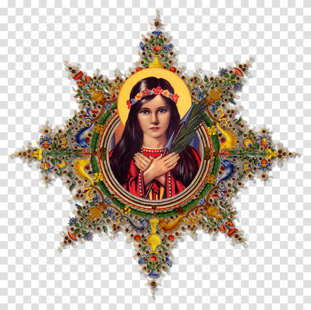 Mary Mother Of Jesus Images Ste Philomena, Person, Human, Pattern Transparent Png