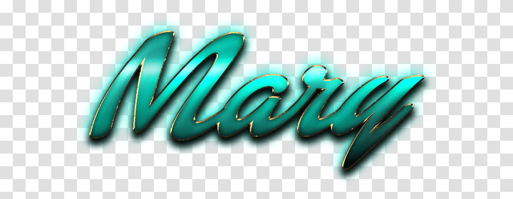 Mary Name Logo Graphics, Light, Neon, Scissors, Blade Transparent Png