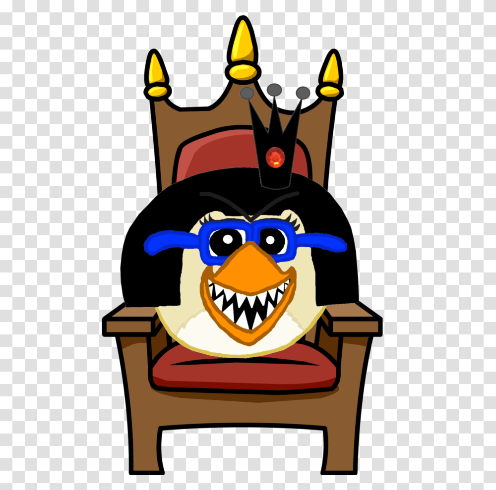 Mary On A Throne, Chair, Furniture, Bird, Animal Transparent Png