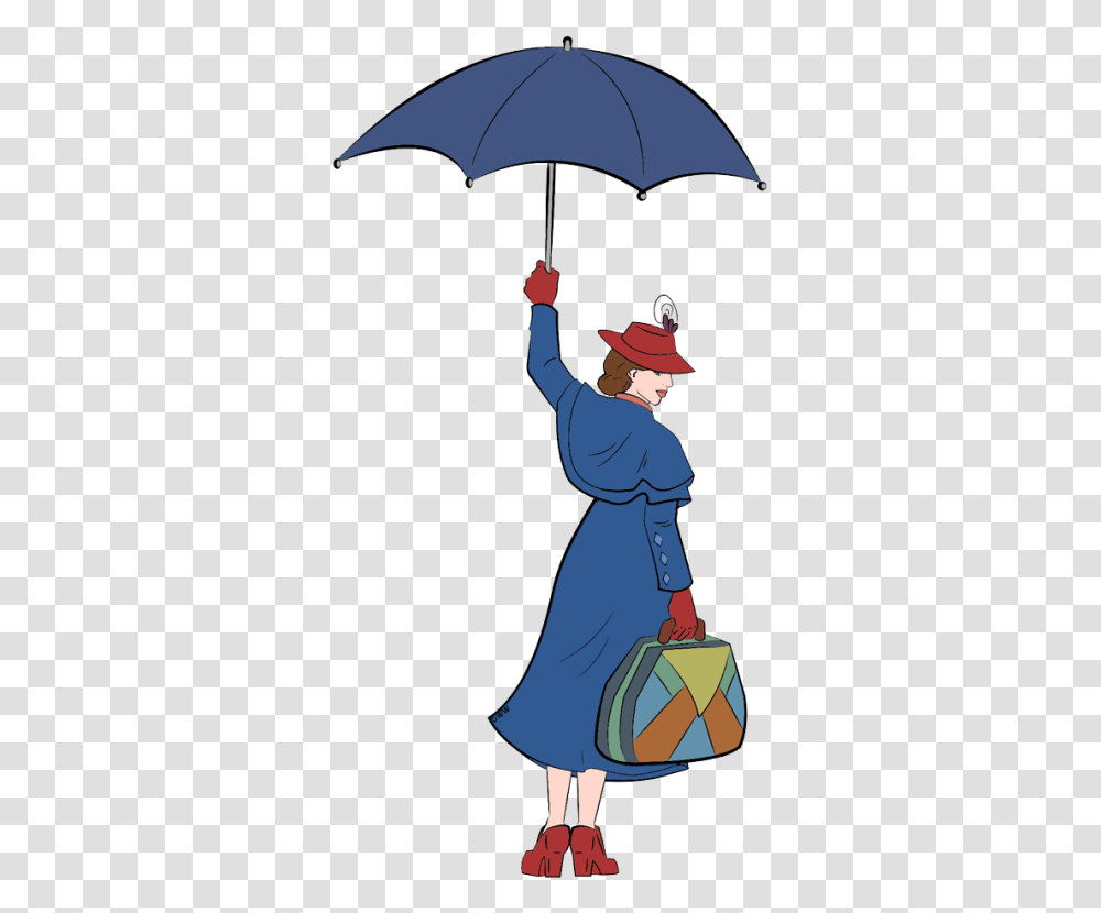 Mary Poppins Cartoon Umbrella, Bag, Handbag, Accessories, Accessory Transparent Png