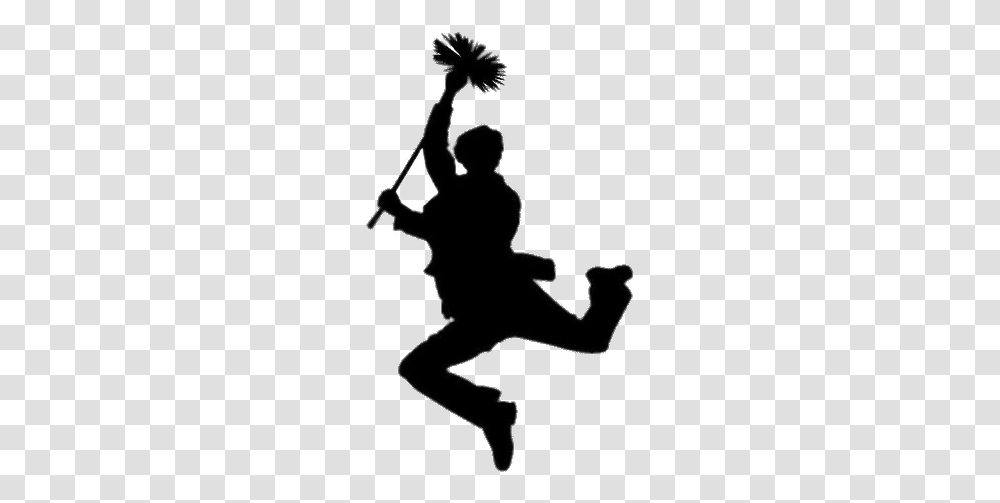 Mary Poppins Chimney Sweep Silhouette Mary Poppins Bert Silhouette, Person, Human, Stencil, Sport Transparent Png
