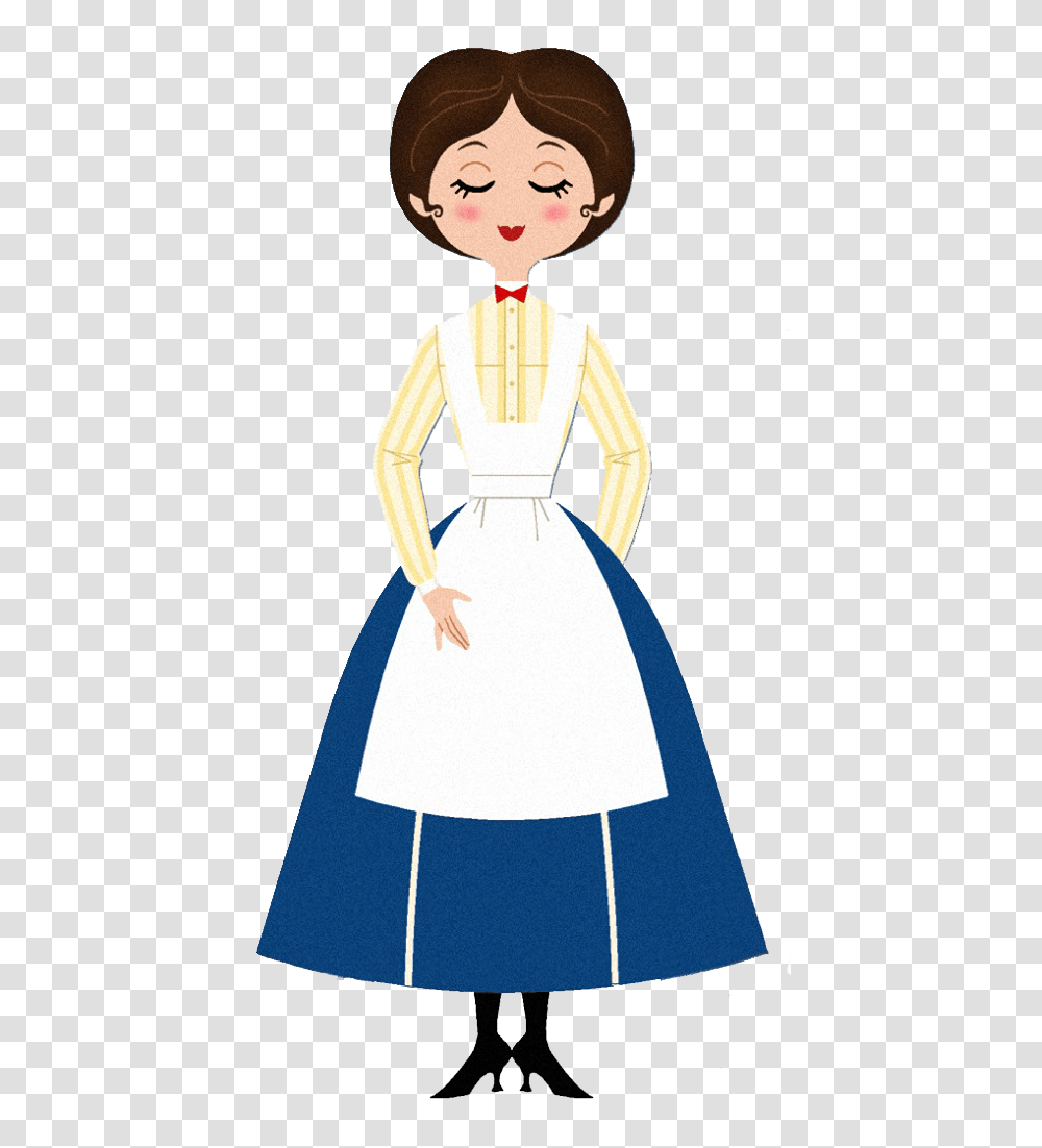 Mary Poppins Clip Art Back To Disney Friends Clipart Clipart, Person, Sleeve, Apron Transparent Png