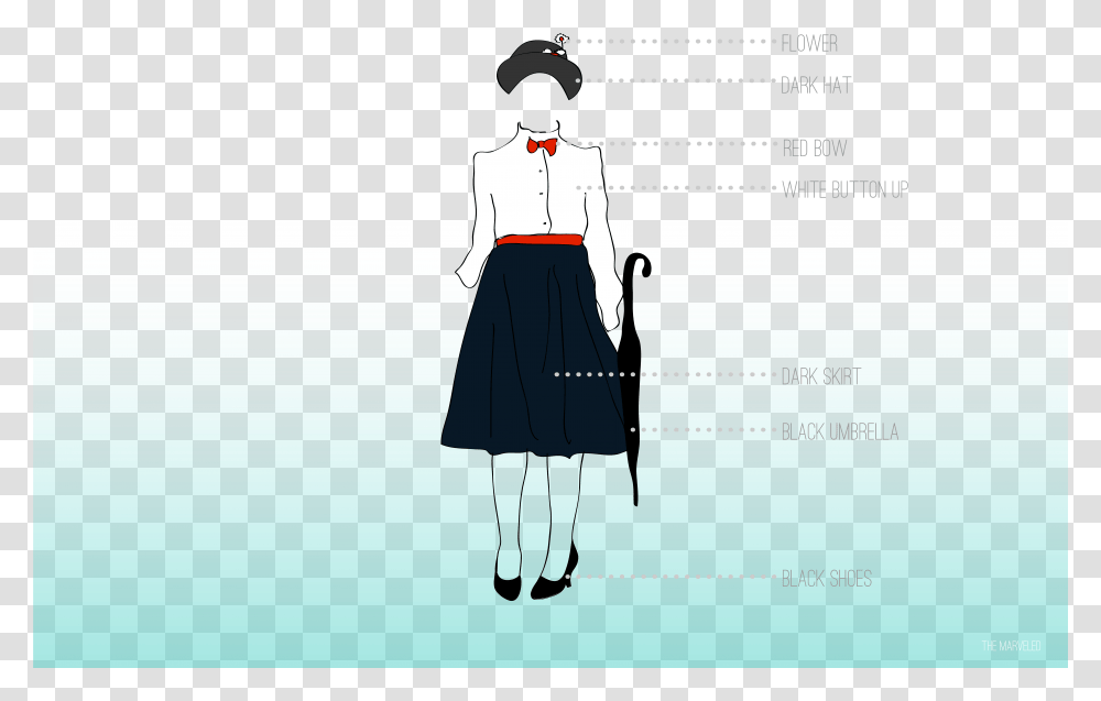 Mary Poppins Illustration, Person, Waiter Transparent Png
