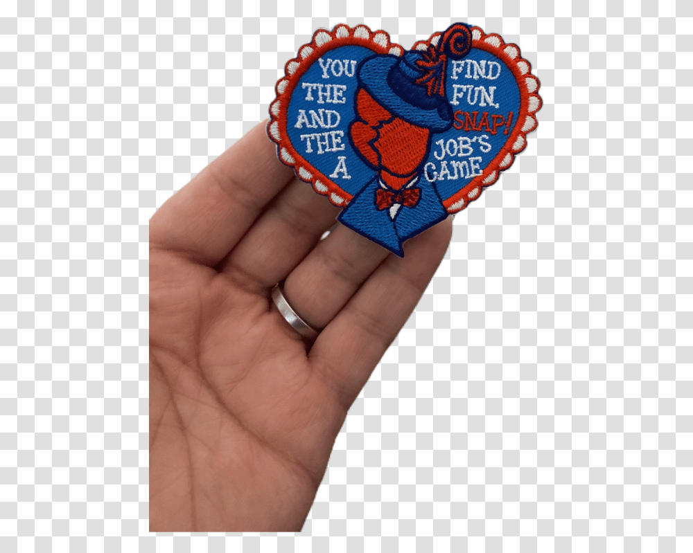 Mary Poppins Inspired Patch Heart, Person, Human, Logo, Symbol Transparent Png