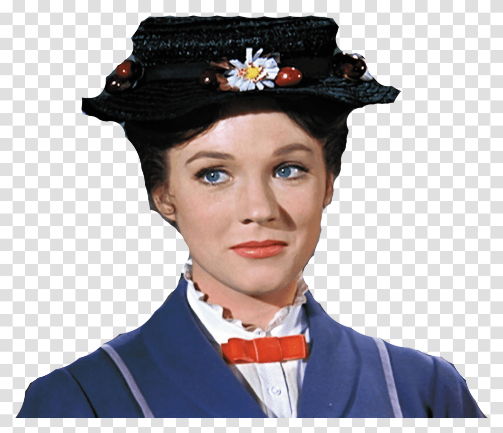 Mary Poppins Photoshopped Mary Poppins Lipstick, Hat, Apparel, Person Transparent Png