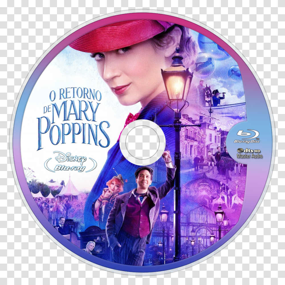 Mary Poppins Returns, Disk, Person, Human, Dvd Transparent Png