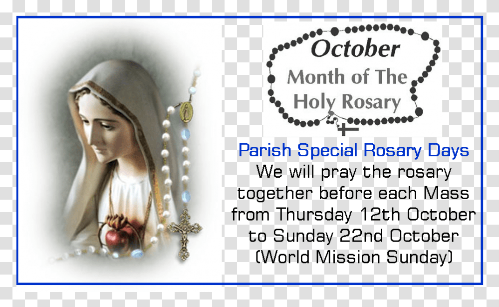 Mary Rosary, Accessories, Person, Bead, Jewelry Transparent Png