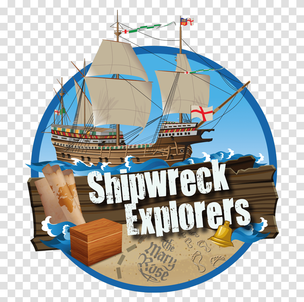 Mary Rose Mary Rose Portsmouth Historic Dockyard Shipwreck Explorers, Boat, Vehicle, Transportation Transparent Png