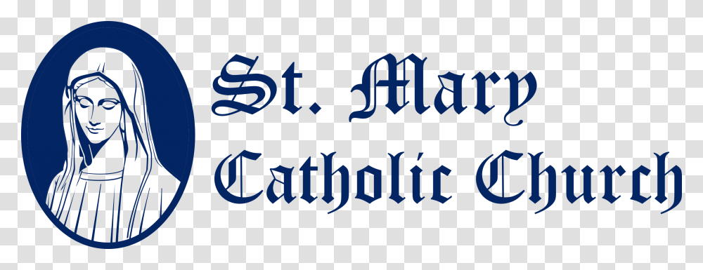 Mary S Catholic Church St Mary's Church Logo, Alphabet, Word, Label Transparent Png