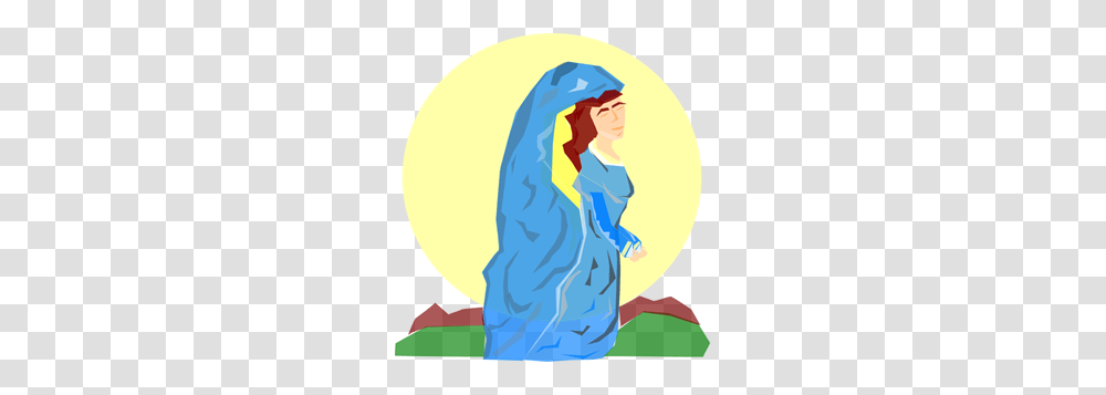 Mary The Mother Of God Clip Art For Web, Person, Outdoors, Kneeling, Nature Transparent Png