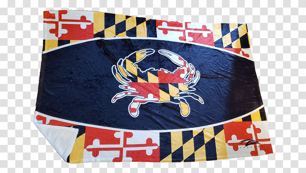 Maryland Flag Beach Towel, Banner, Label Transparent Png