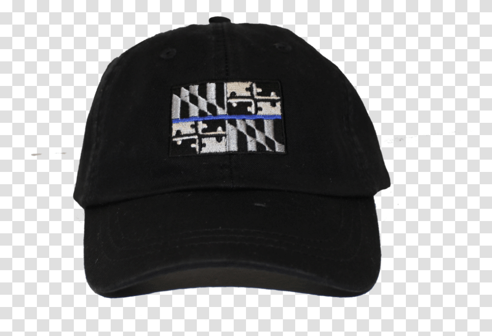 Maryland Flag Blue Line Baseball Hat Hat, Apparel, Baseball Cap Transparent Png