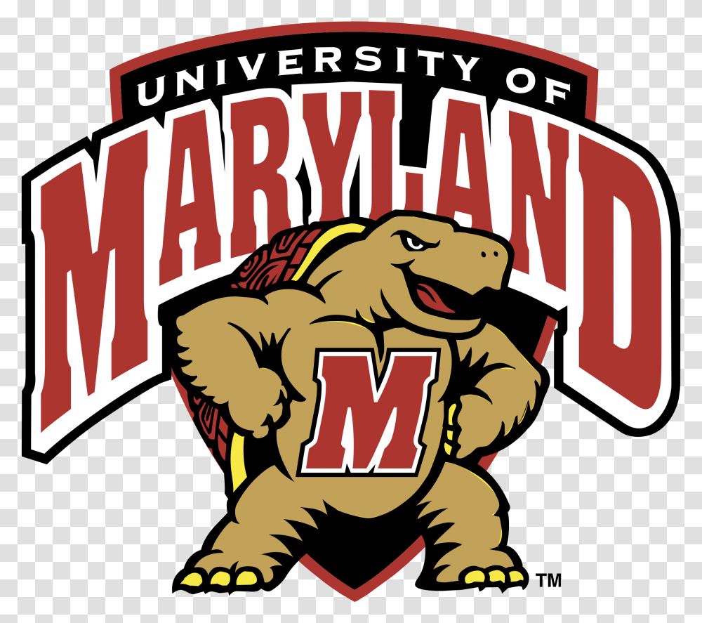 Maryland Terps Logo University Of Maryland Basketball, Mammal, Animal, Wildlife, Label Transparent Png